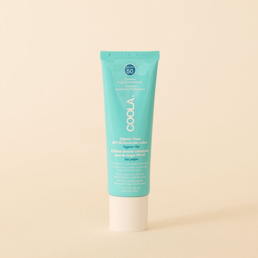 Skin Care COOLA | Classic Facial Sun Cream Spf 50 Fragrance Free - 50Ml