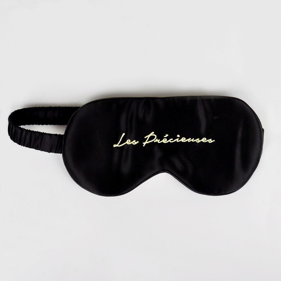 Home Les Précieuses | 100% Pure Mulberry Silk Sleep Mask - Black