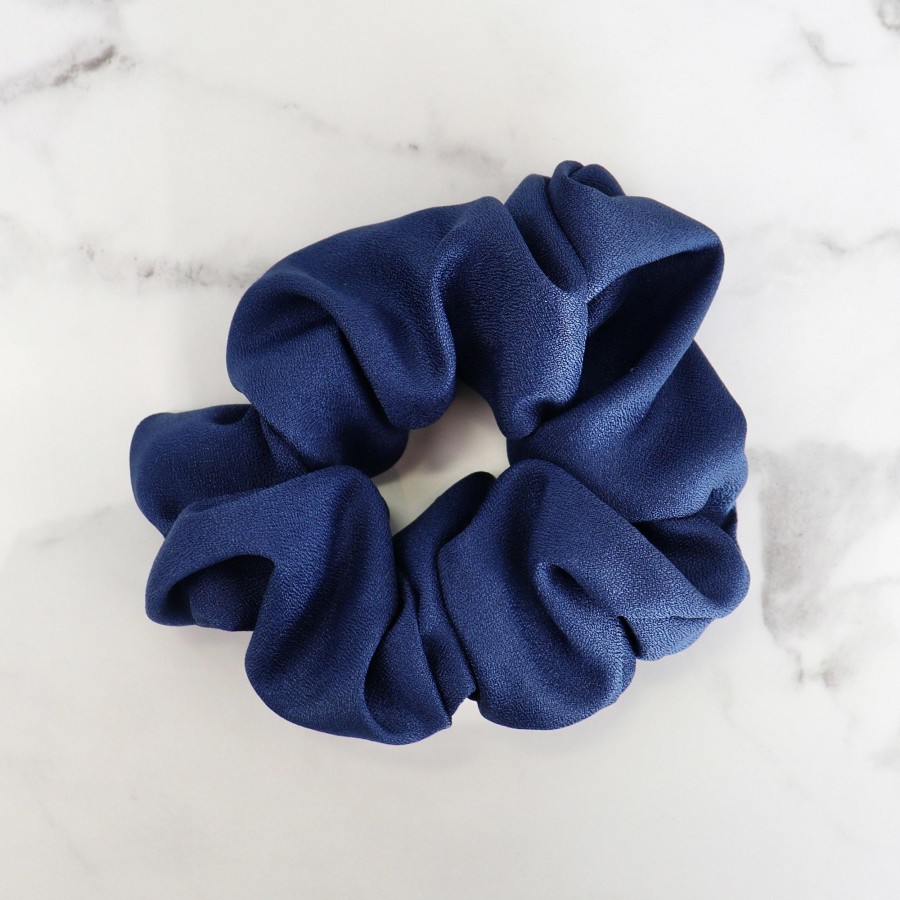 Hair Les Précieuses Chouchous Et Elastiques | Mat Scrunchie - Navy