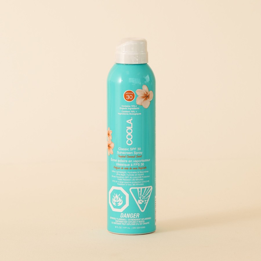 Bath And Body COOLA | Classic Sunscreen Spray Spf 30 Tropical Coconut - 177Ml