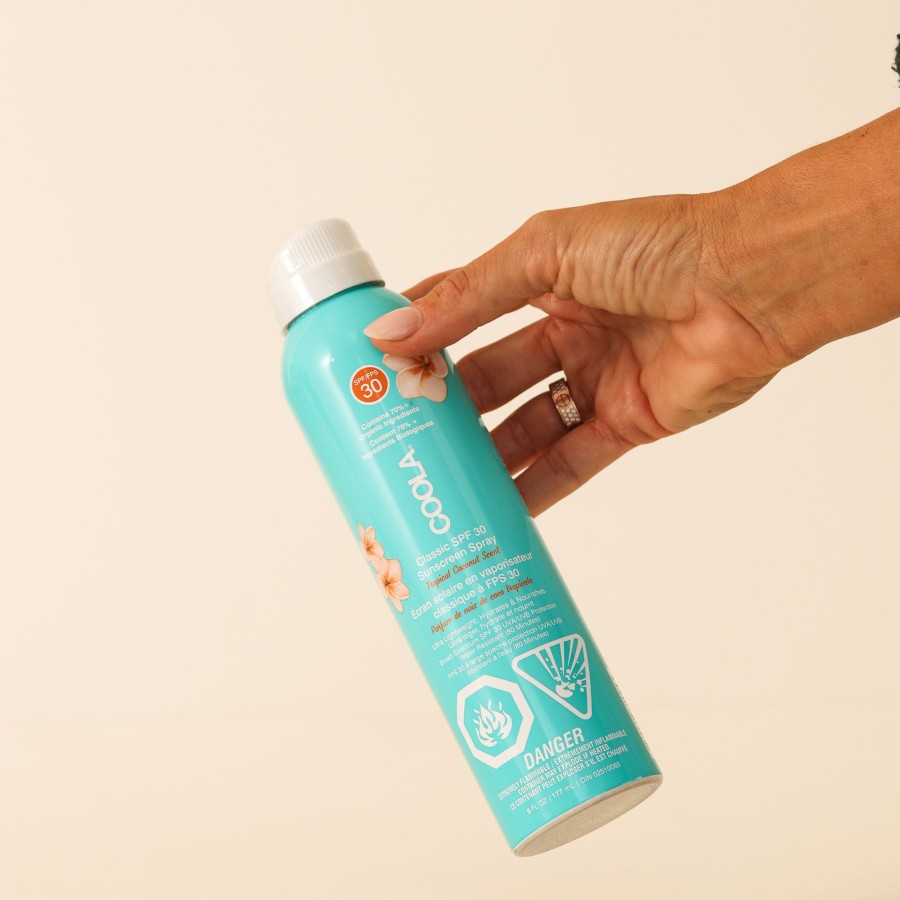 Bath And Body COOLA | Classic Sunscreen Spray Spf 30 Tropical Coconut - 177Ml