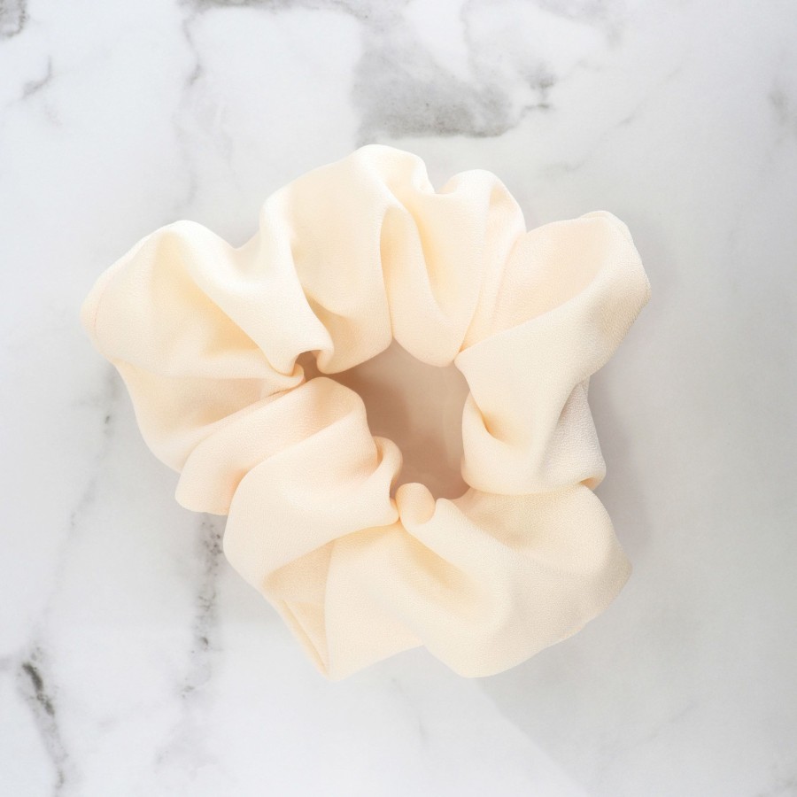 Hair Les Précieuses Chouchous Et Elastiques | Mat Scrunchie - Ivory