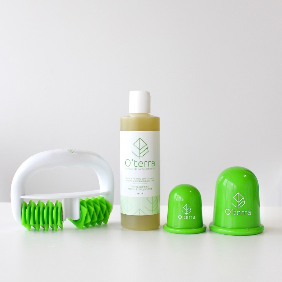 Bath And Body O'terra | Roulette Trio, Firming Matcha Balm And Body Suction Cups