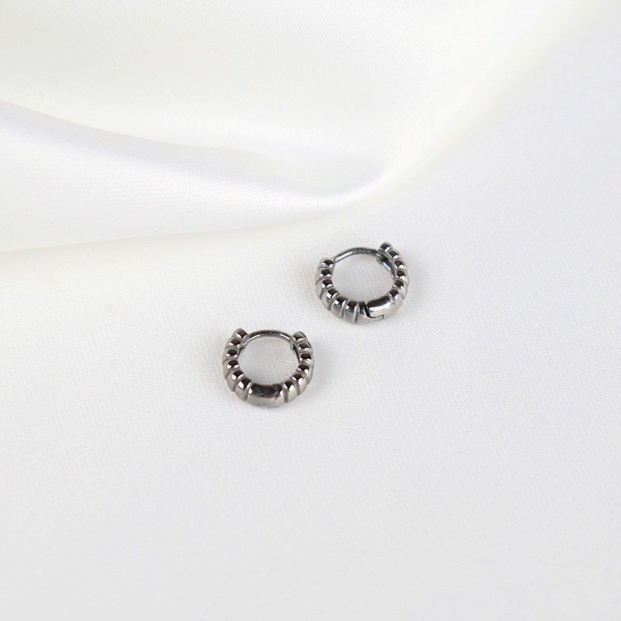 Jewelry Les Précieuses Bijoux | Amalfi Earrings 12Mm - Silver