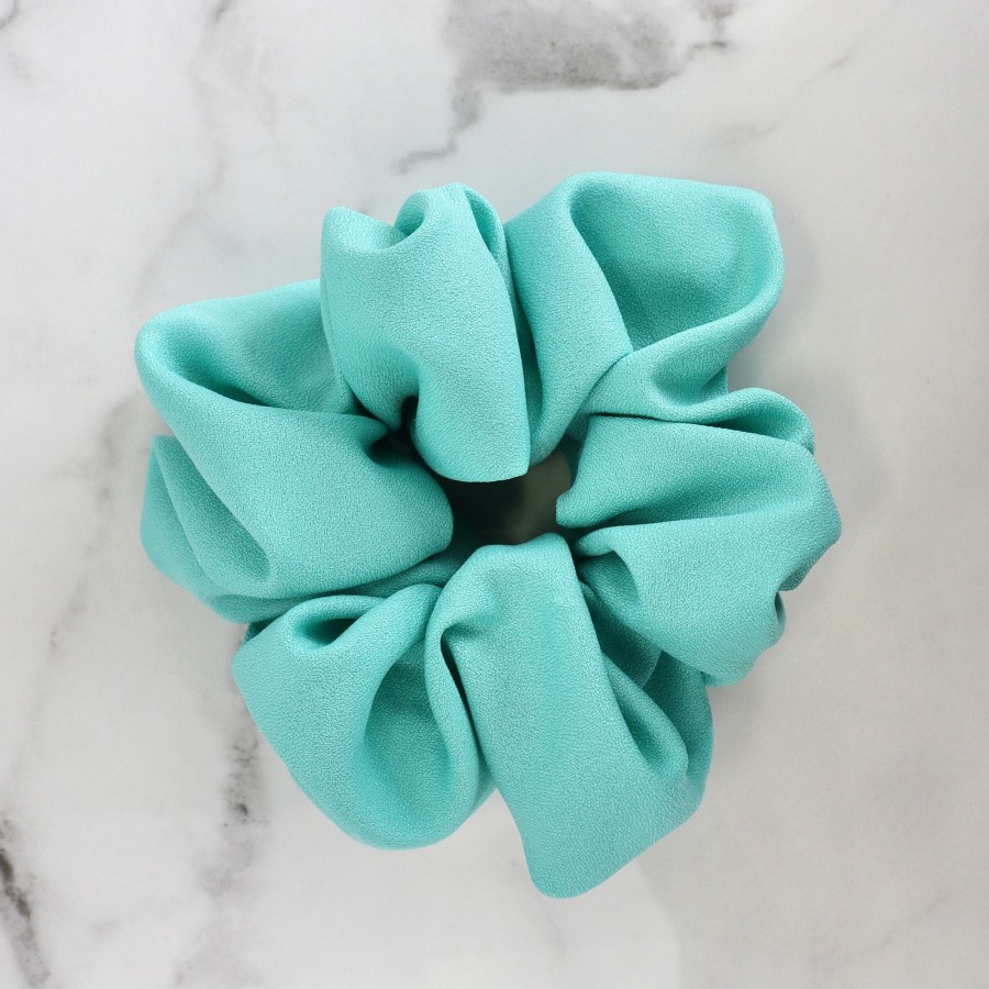 Hair Les Précieuses Chouchous Et Elastiques | Mat Scrunchie - Turquoise