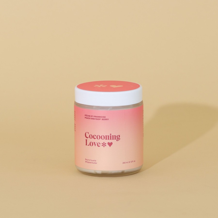 Bath And Body Cocooning Love | Peach And Raspberry Whipped Butter - 240Ml