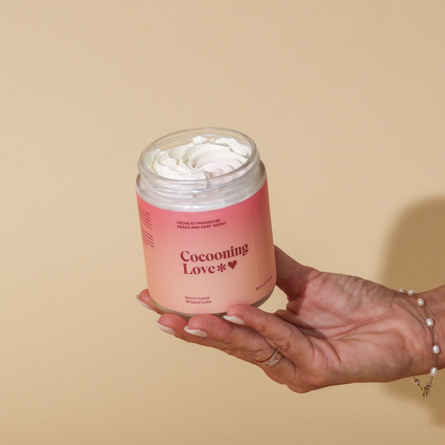 Bath And Body Cocooning Love | Peach And Raspberry Whipped Butter - 240Ml