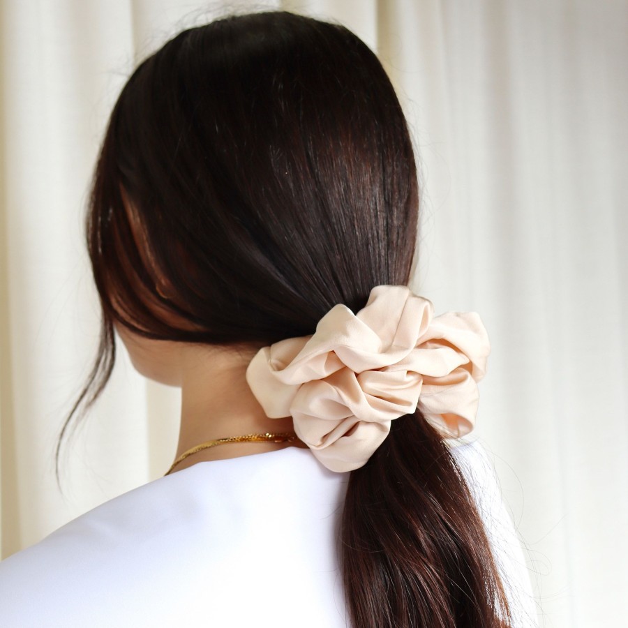 Hair Les Précieuses Chouchous Et Elastiques | Terylene Scrunchie - Peach