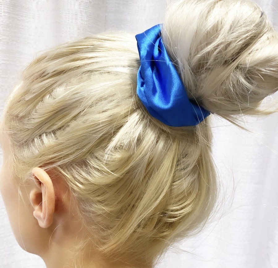 Hair Les Précieuses Chouchous Et Elastiques | Satin Scrunchie - Sapphire