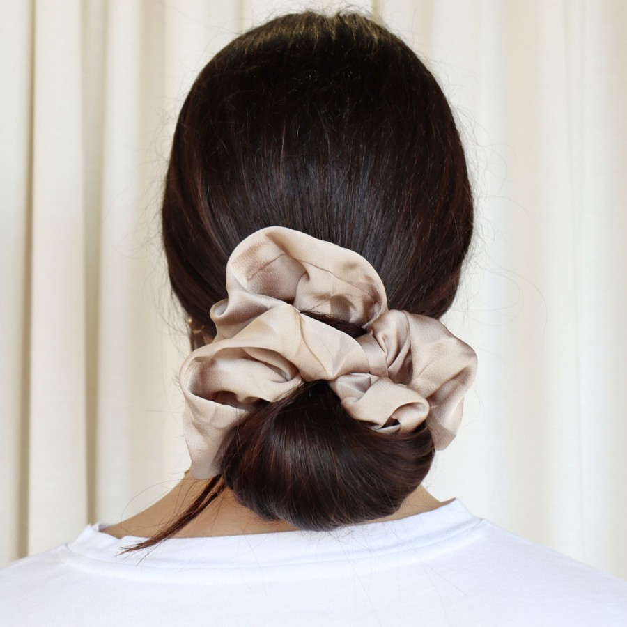 Hair Les Précieuses Chouchous Et Elastiques | Terylene Scrunchie - Bronze