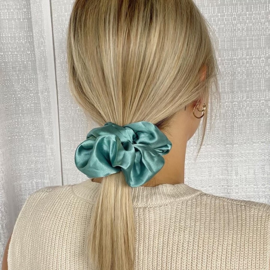 Hair Les Précieuses Chouchous Et Elastiques | Satin Scrunchie - Calypso