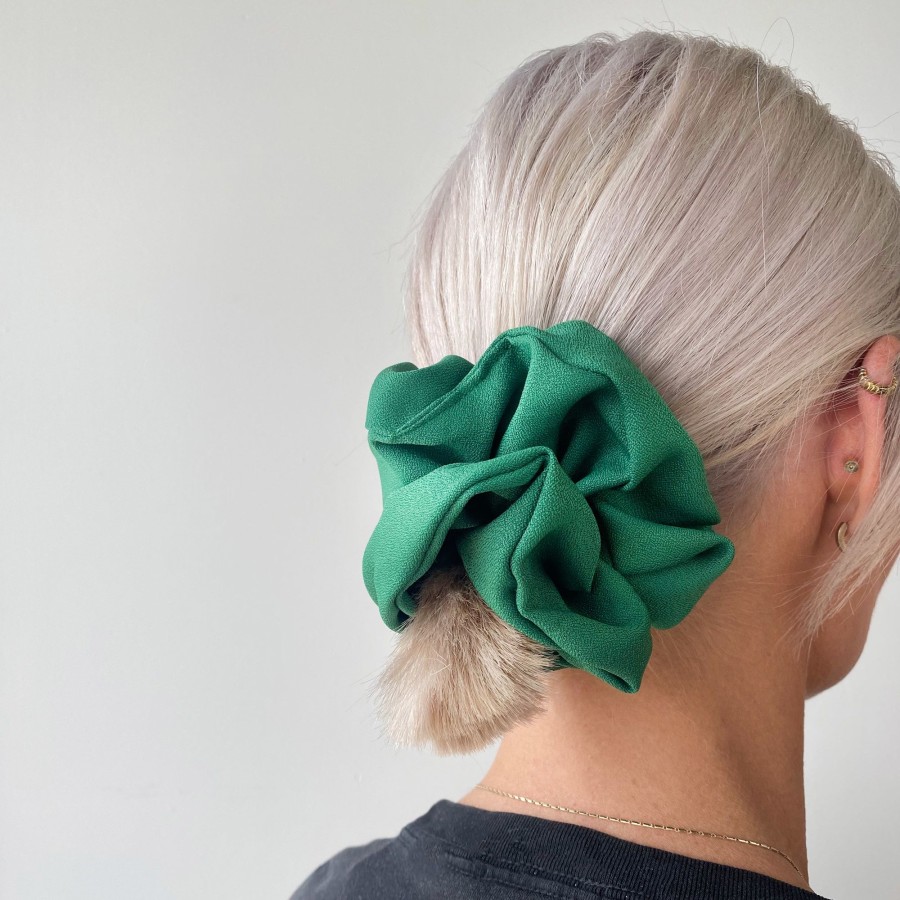 Hair Les Précieuses Chouchous Et Elastiques | Mat Scrunchie - Velvet Green