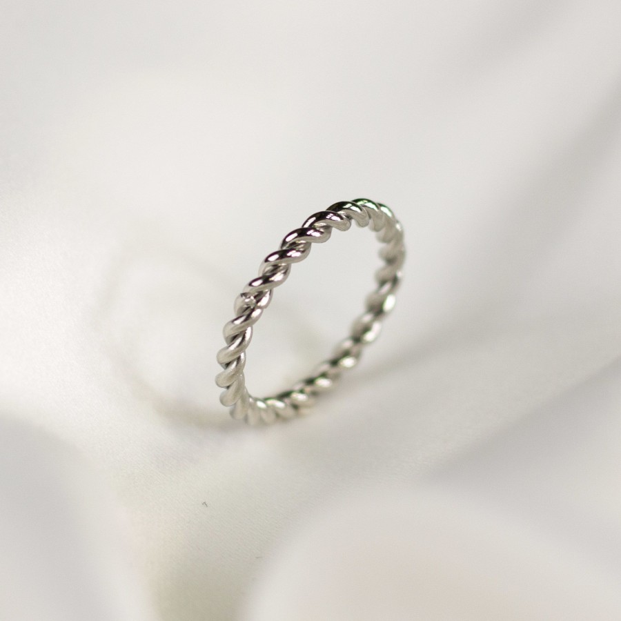 Jewelry Les Précieuses Bijoux | Cinnamon Twist Ring - Silver