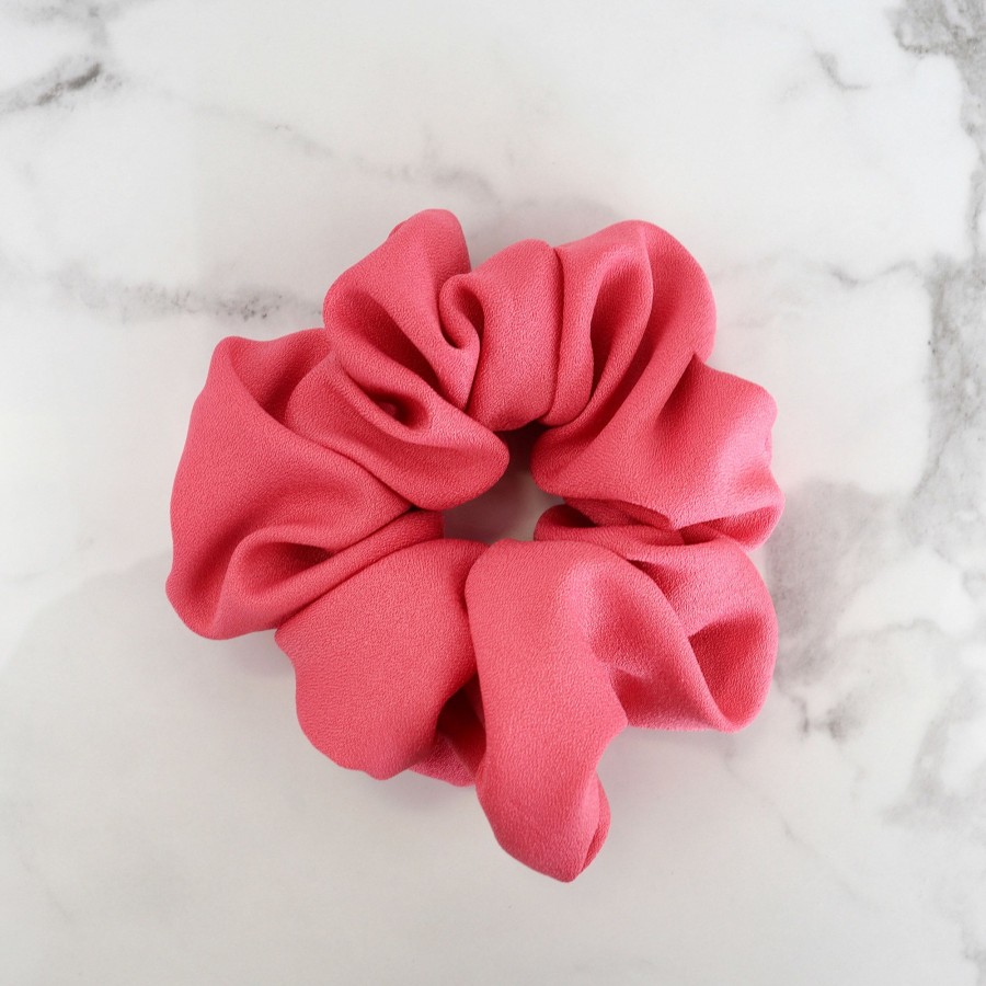 Hair Les Précieuses Chouchous Et Elastiques | Mat Scrunchie - Dark Pink