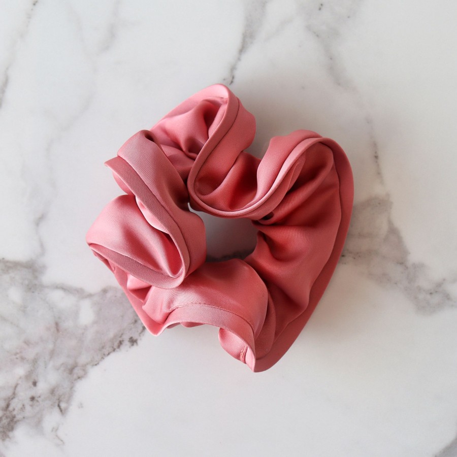 Hair Les Précieuses Chouchous Et Elastiques | Deluxe Satin Scrunchie - Blush