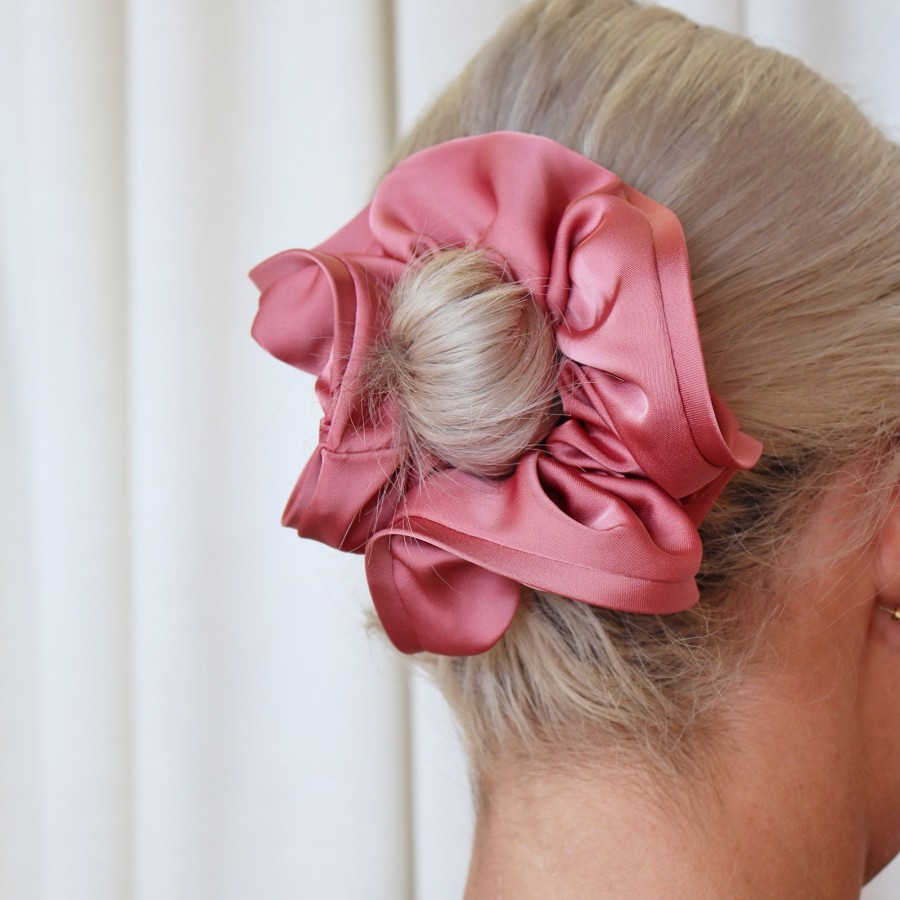 Hair Les Précieuses Chouchous Et Elastiques | Deluxe Satin Scrunchie - Blush