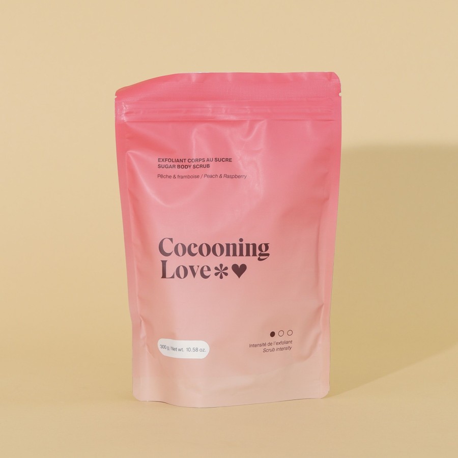 Bath And Body Cocooning Love | Sugar Body Scrub – Peach & Raspberry