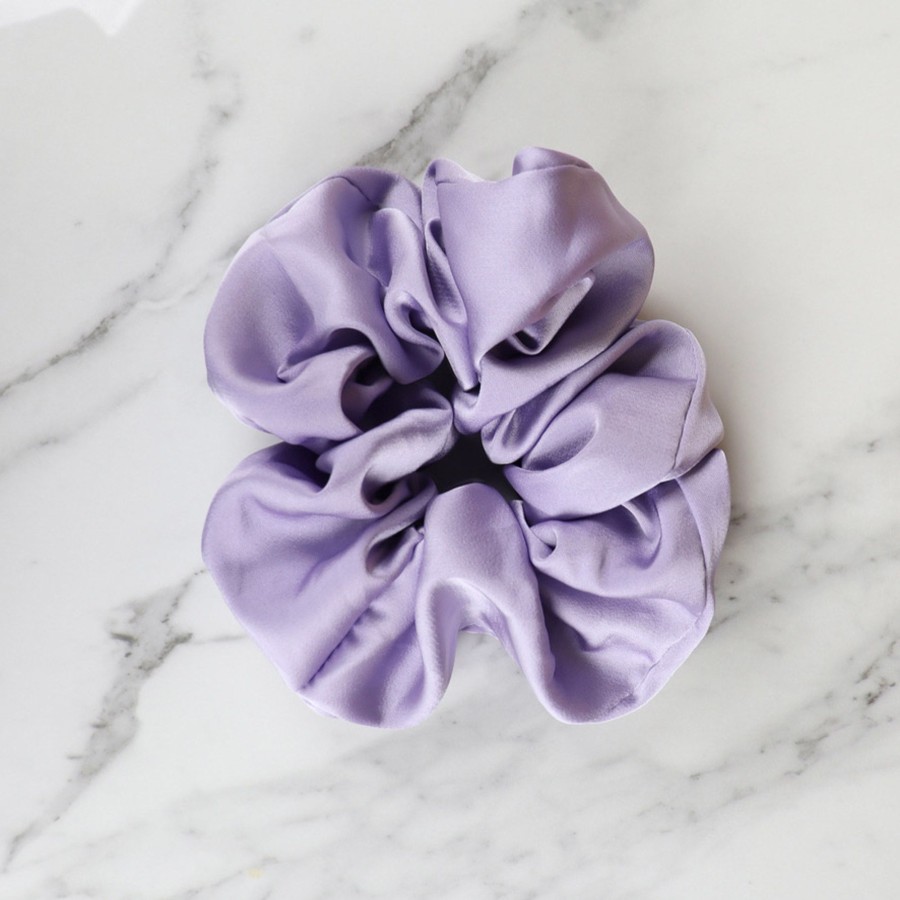 Hair Les Précieuses Chouchous Et Elastiques | Terylene Scrunchie - Purple