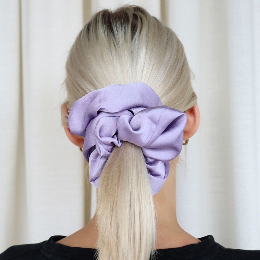 Hair Les Précieuses Chouchous Et Elastiques | Terylene Scrunchie - Purple