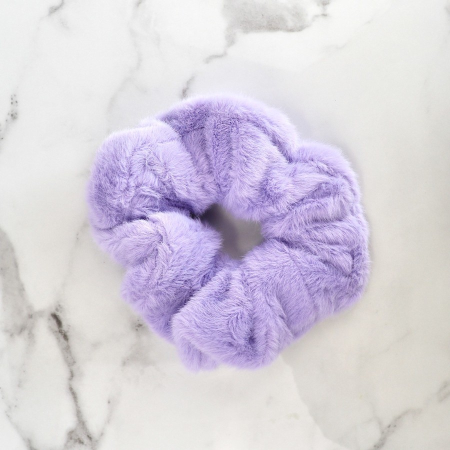 Hair Les Précieuses Chouchous Et Elastiques | Teddy Scrunchie - Purple