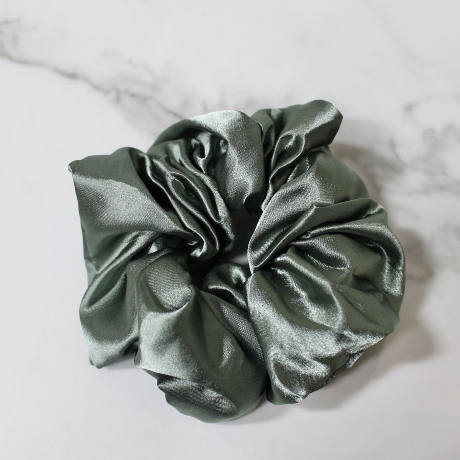 Hair Les Précieuses Chouchous Et Elastiques | Satin Scrunchie - Caviar