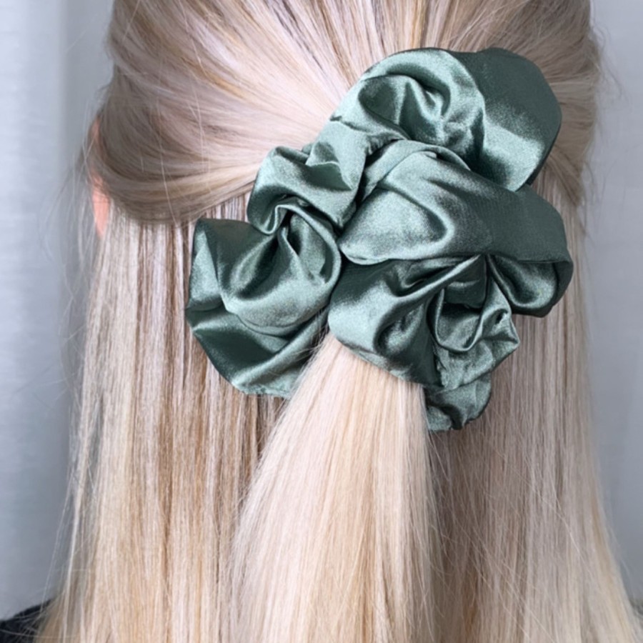 Hair Les Précieuses Chouchous Et Elastiques | Satin Scrunchie - Caviar