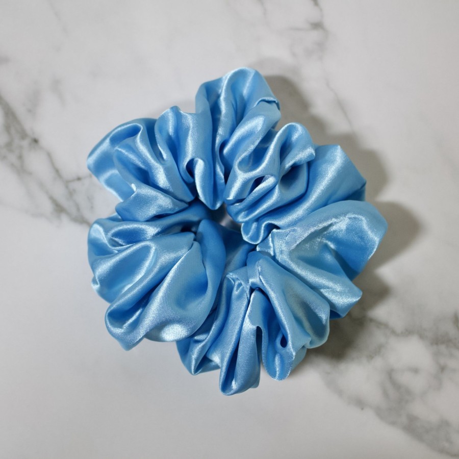 Hair Les Précieuses Chouchous Et Elastiques | Satin Scrunchie - Sky