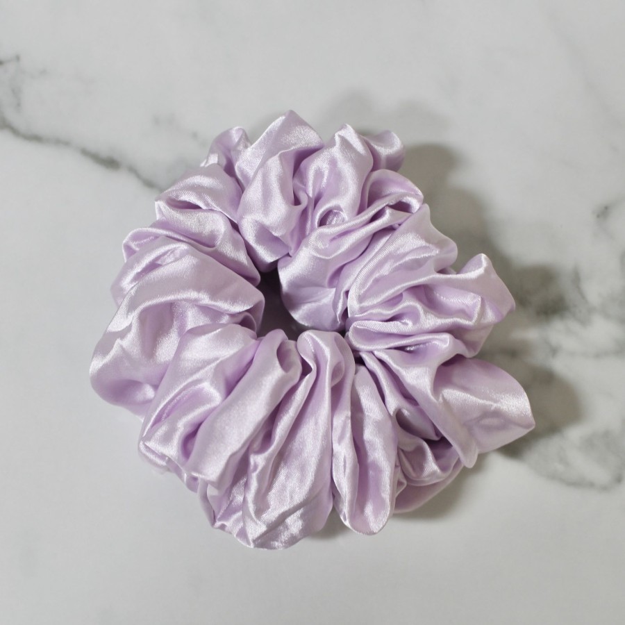 Hair Les Précieuses Chouchous Et Elastiques | Satin Scrunchie - Lilac