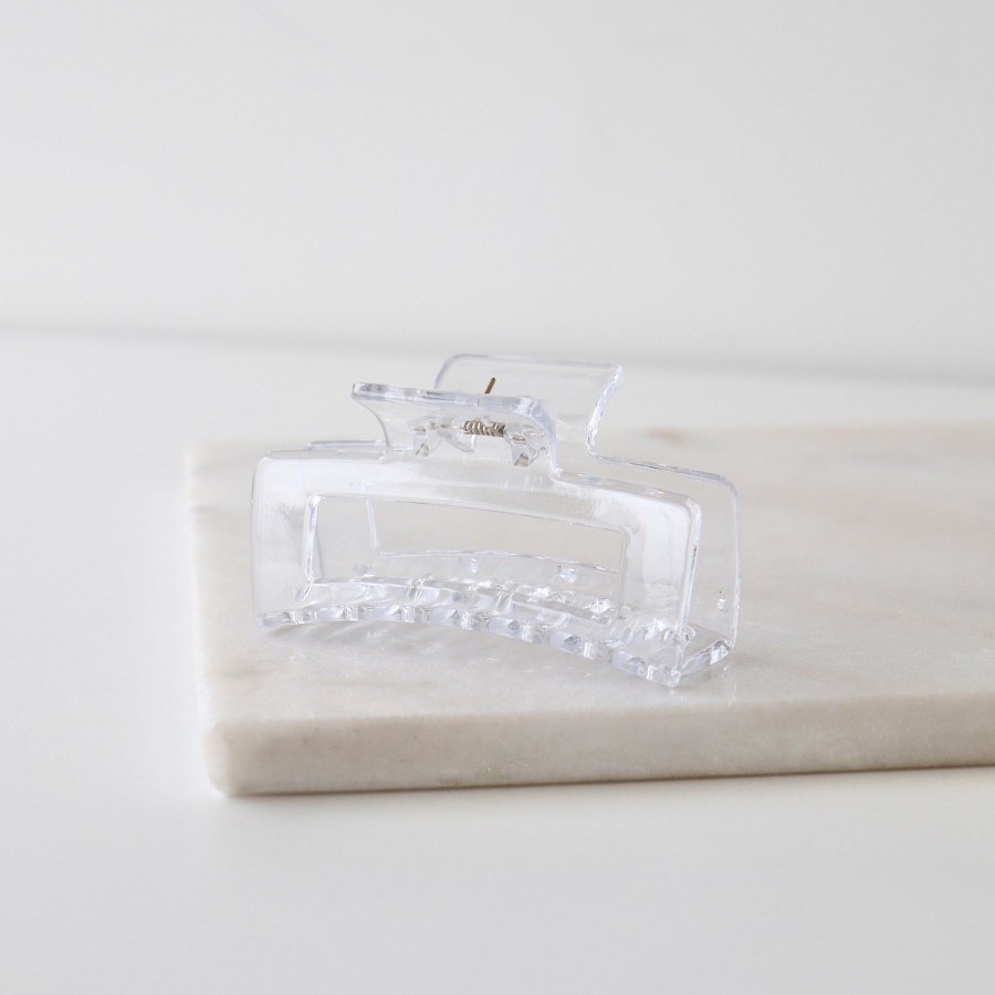 Hair Les Précieuses Pinces Et Barrettes | Openwork Hair Clip - Transparent Glossy