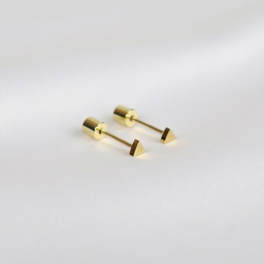 Jewelry Les Précieuses Bijoux | Triango Stud Earrings