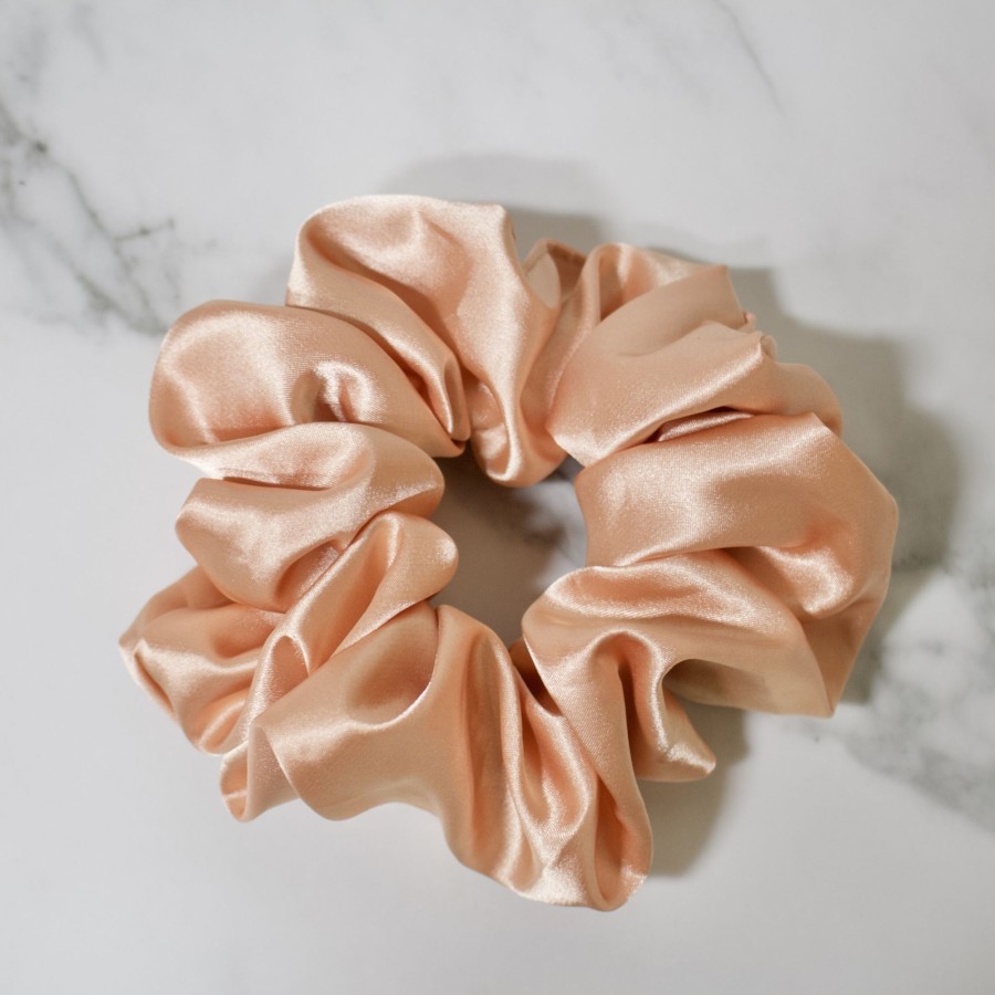 Hair Les Précieuses Chouchous Et Elastiques | Satin Scrunchie - Bellini