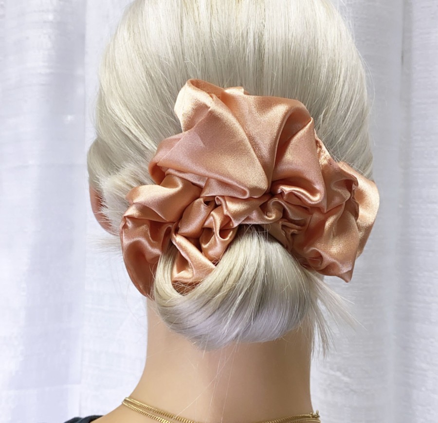 Hair Les Précieuses Chouchous Et Elastiques | Satin Scrunchie - Bellini