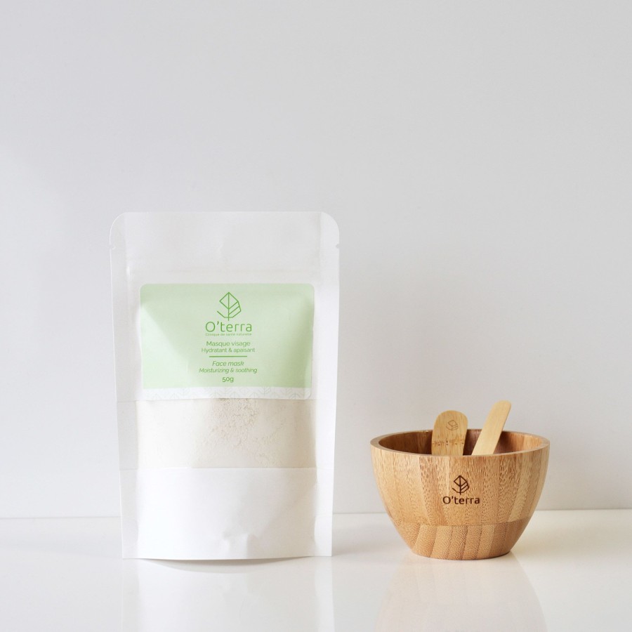 Skin Care O'terra | Duo Moisturizing And Soothing Face Mask With Bamboo Tools