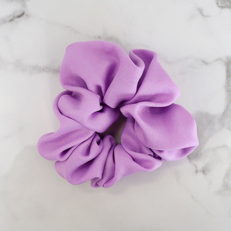 Hair Les Précieuses Chouchous Et Elastiques | Matte Scrunchie - Purple