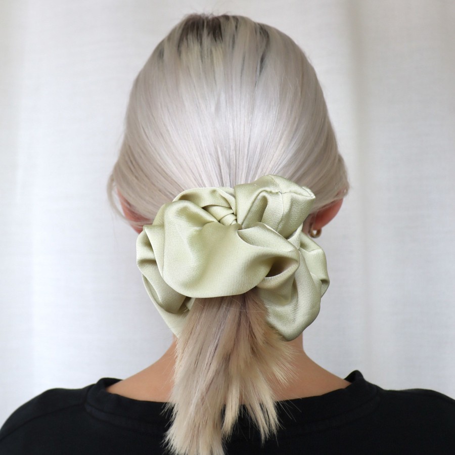 Hair Les Précieuses Chouchous Et Elastiques | Terylene Scrunchie - Lime