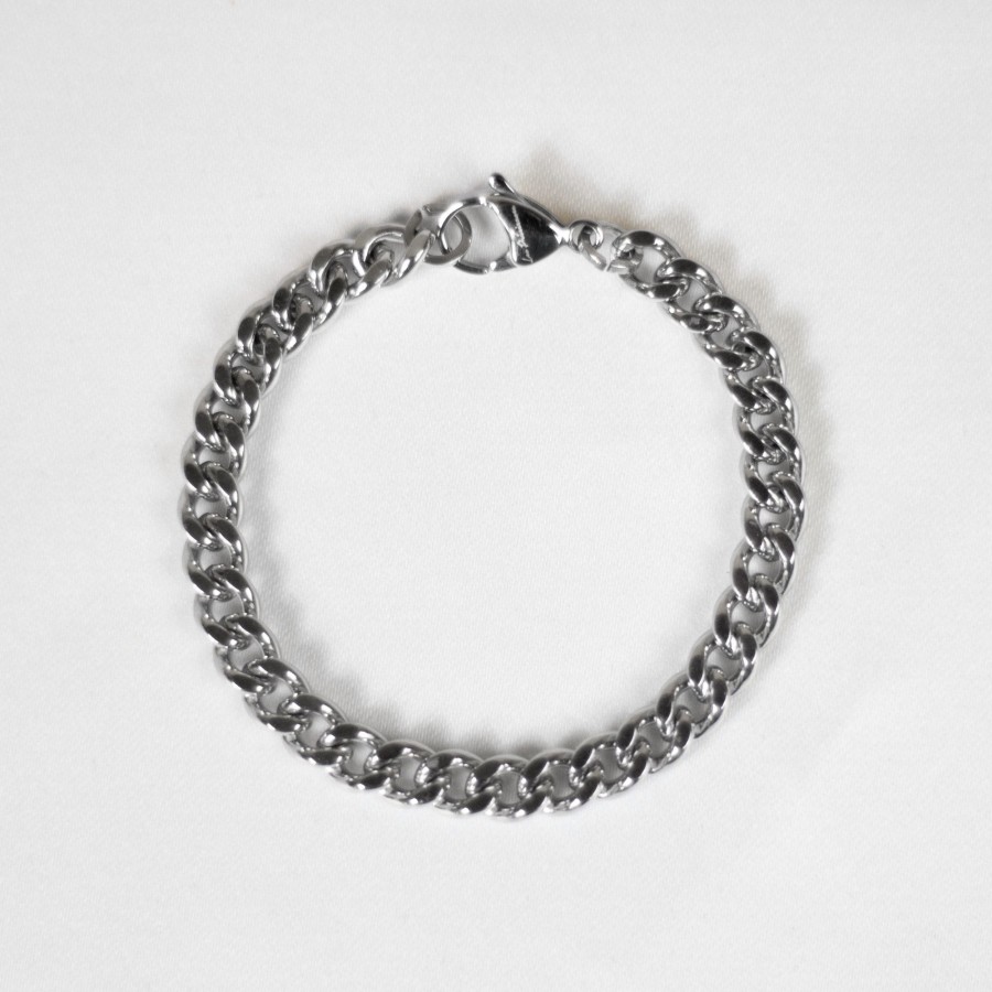 Jewelry Les Précieuses Bijoux | Petunia Curb Chain Bracelet - Silver