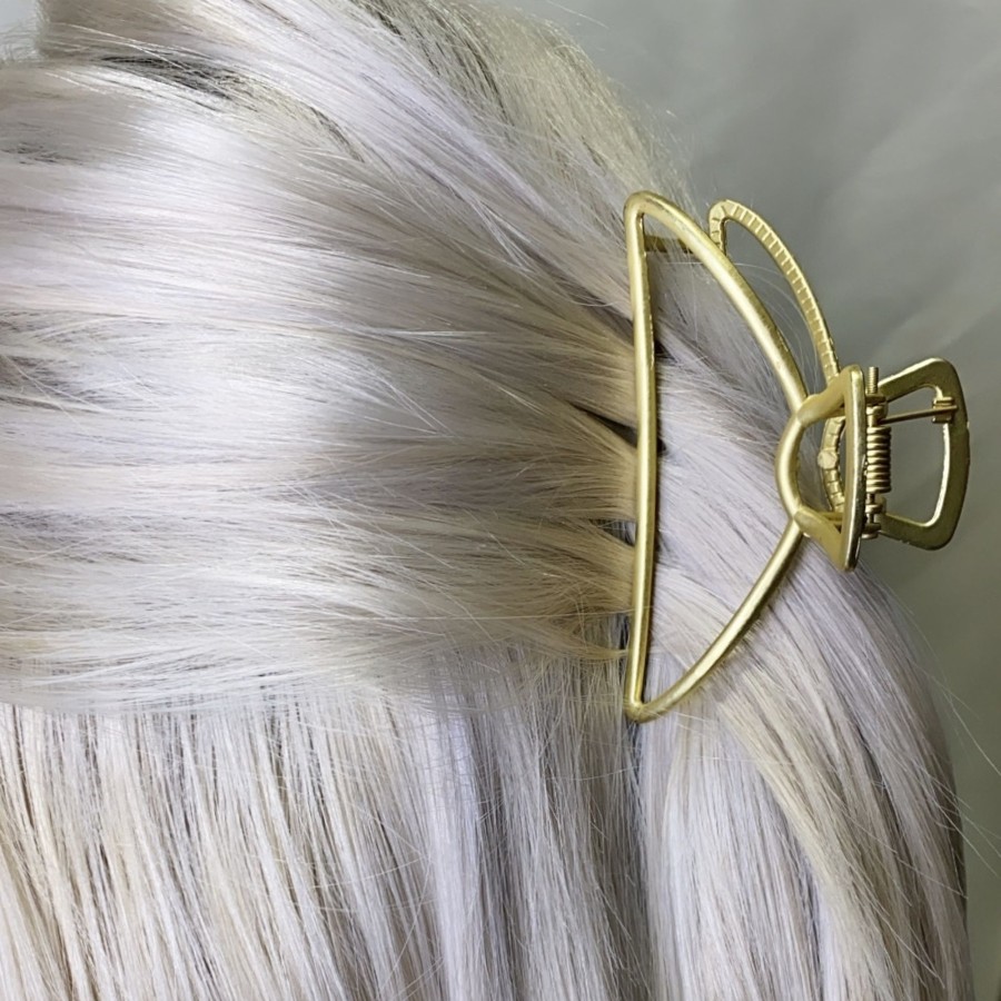 Hair Les Précieuses Pinces Et Barrettes | Luna Metal Hair Clip - Gold