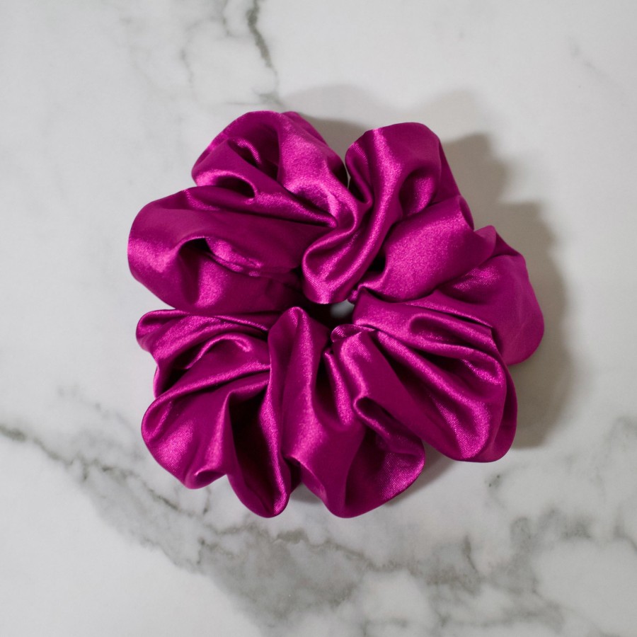 Hair Les Précieuses Chouchous Et Elastiques | Satin Scrunchie - Syrah