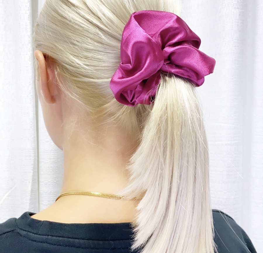 Hair Les Précieuses Chouchous Et Elastiques | Satin Scrunchie - Syrah