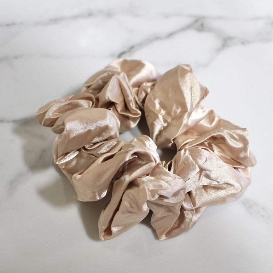 Hair Les Précieuses Chouchous Et Elastiques | Satin Scrunchie - Champagne