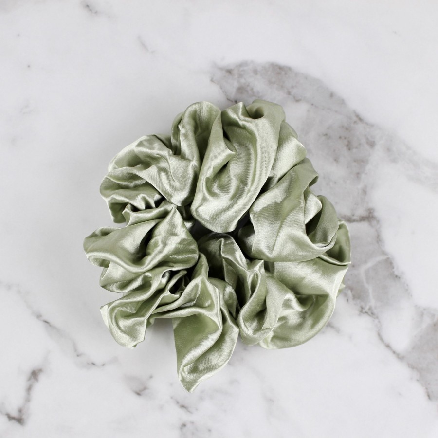 Hair Les Précieuses Chouchous Et Elastiques | Satin Scrunchie - Jade