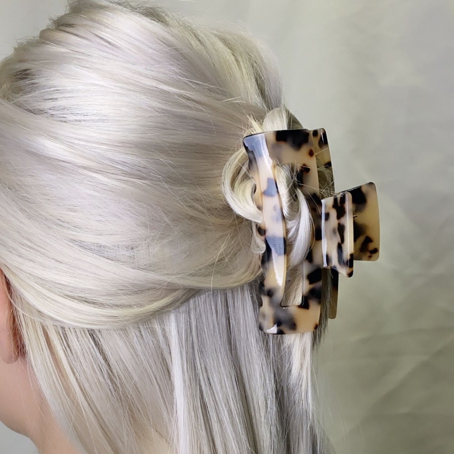 Hair Les Précieuses Pinces Et Barrettes | Openwork Hair Clip - Tortoise