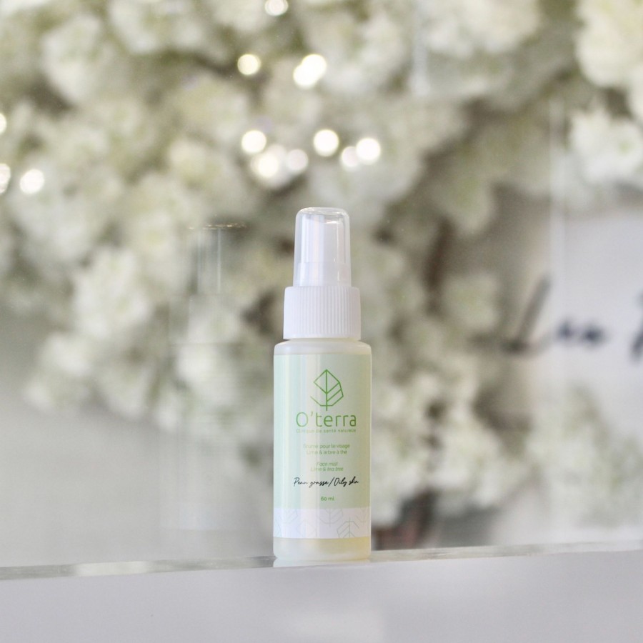 Skin Care O'terra | Lime And Tea Tree Mist For Oily Skin - 60Ml