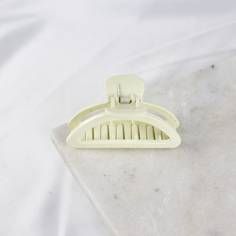 Hair Les Précieuses Pinces Et Barrettes | Moon Hair Clip - White