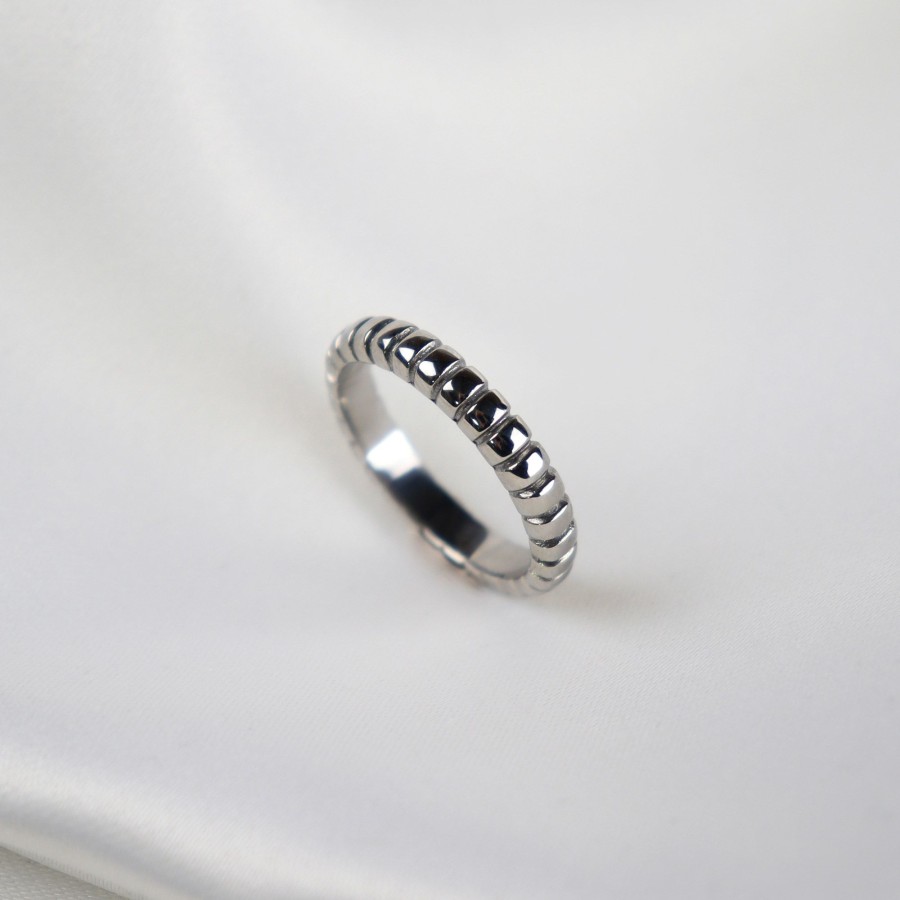 Jewelry Les Précieuses Bijoux | Amalfi Ring 4Mm - Silver