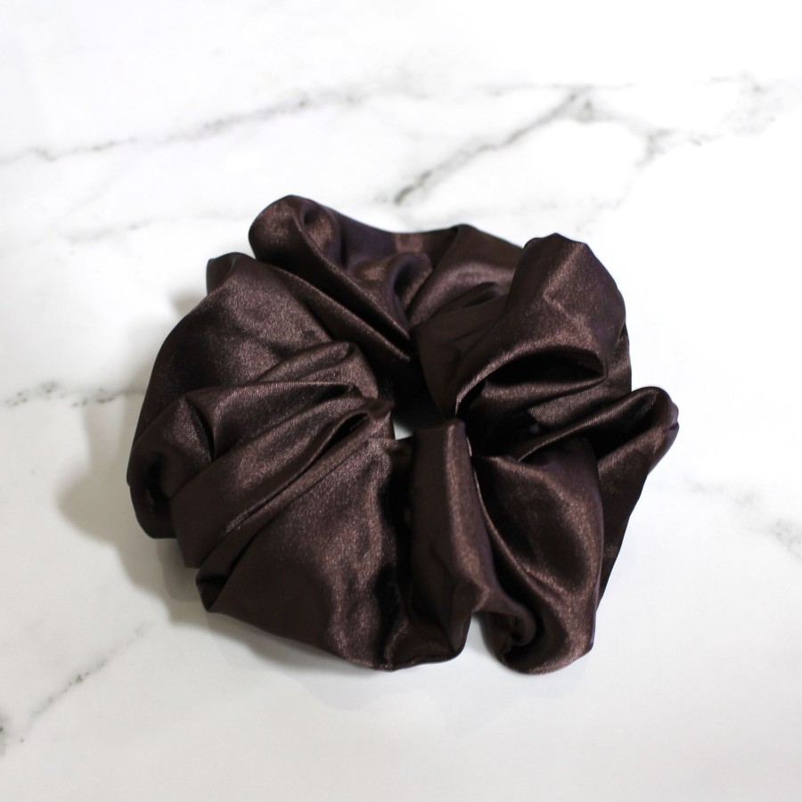 Hair Les Précieuses Chouchous Et Elastiques | Satin Scrunchie - Truffle