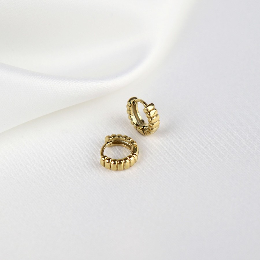 Jewelry Les Précieuses Bijoux | Amalfi Earrings 12Mm - Gold