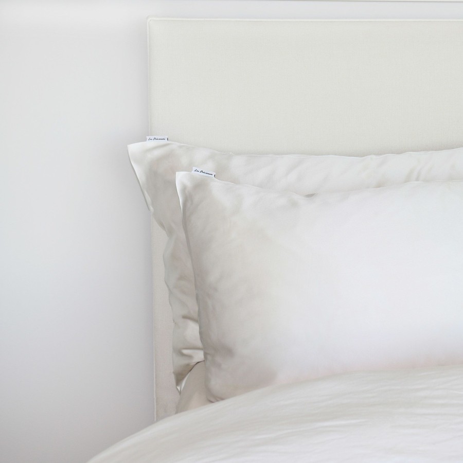 Home Les Précieuses | Ivory Pure Mulberry Silk Pillowcase - King