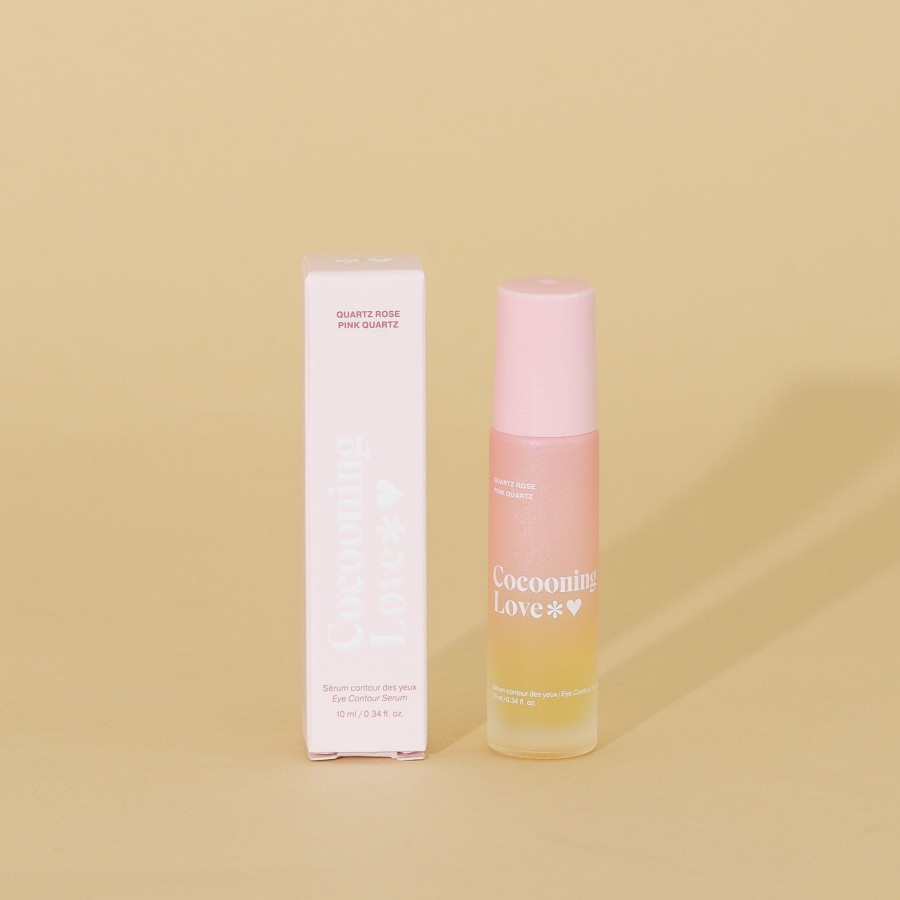 Skin Care Cocooning Love | Rose Quartz Roll-On Eye Contour Serum - 10Ml