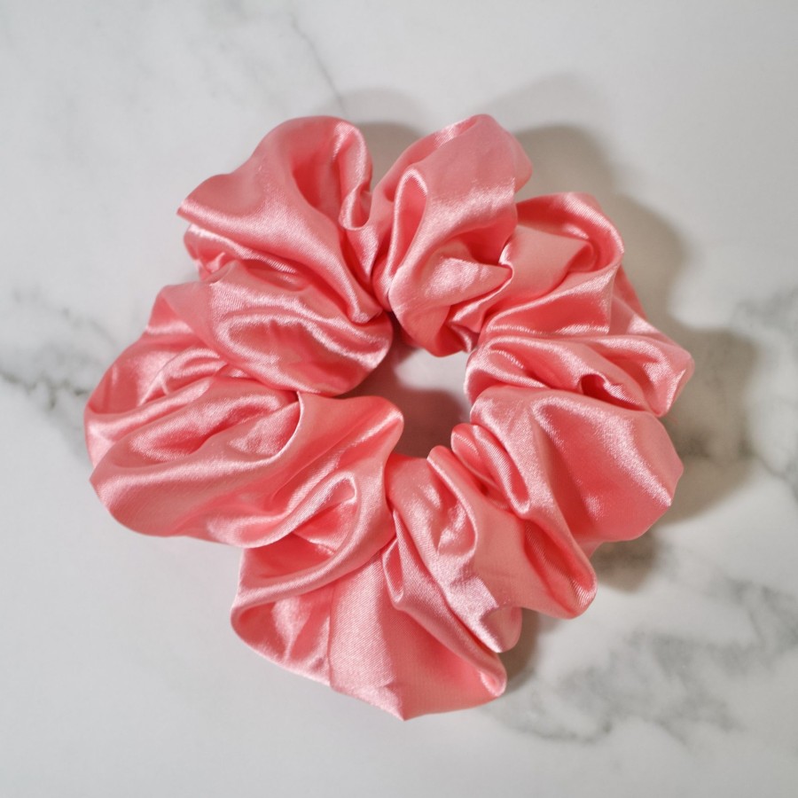 Hair Les Précieuses Chouchous Et Elastiques | Satin Scrunchie - Bubblegum